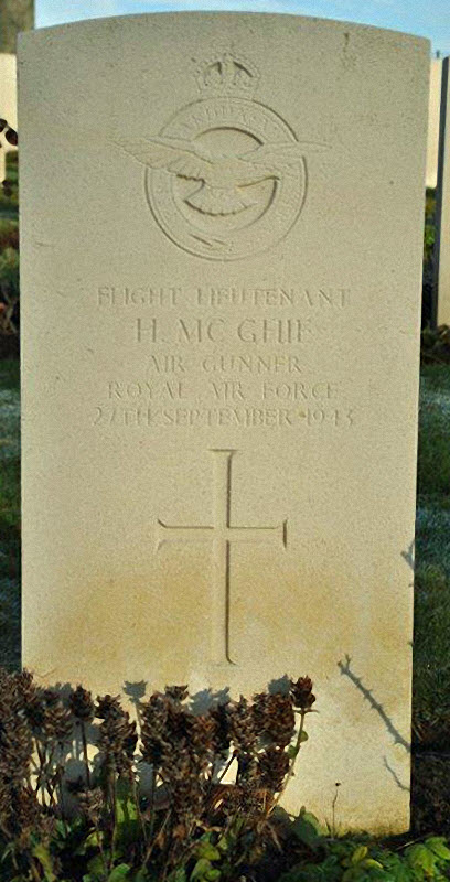 F/Lt Henry McGhie<br/><br /><br />died September 27th, 1943